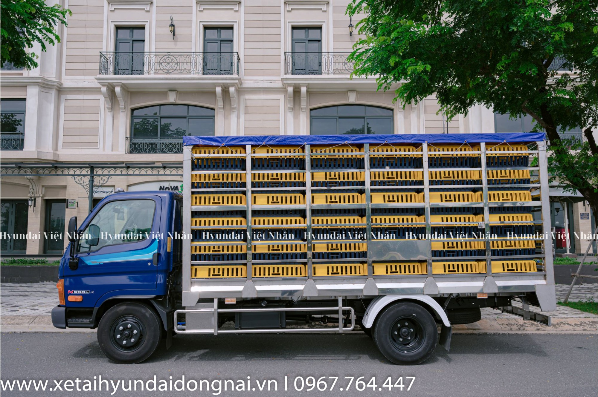 Mua xe N500LA đóng thùng chở gia cầm - Báo giá mới nhất 2025