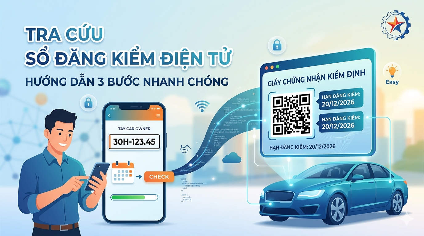 TRA CỨU CHỨNG NHẬN ĐĂNG KIỂM XE MỚI NHẤT 2026